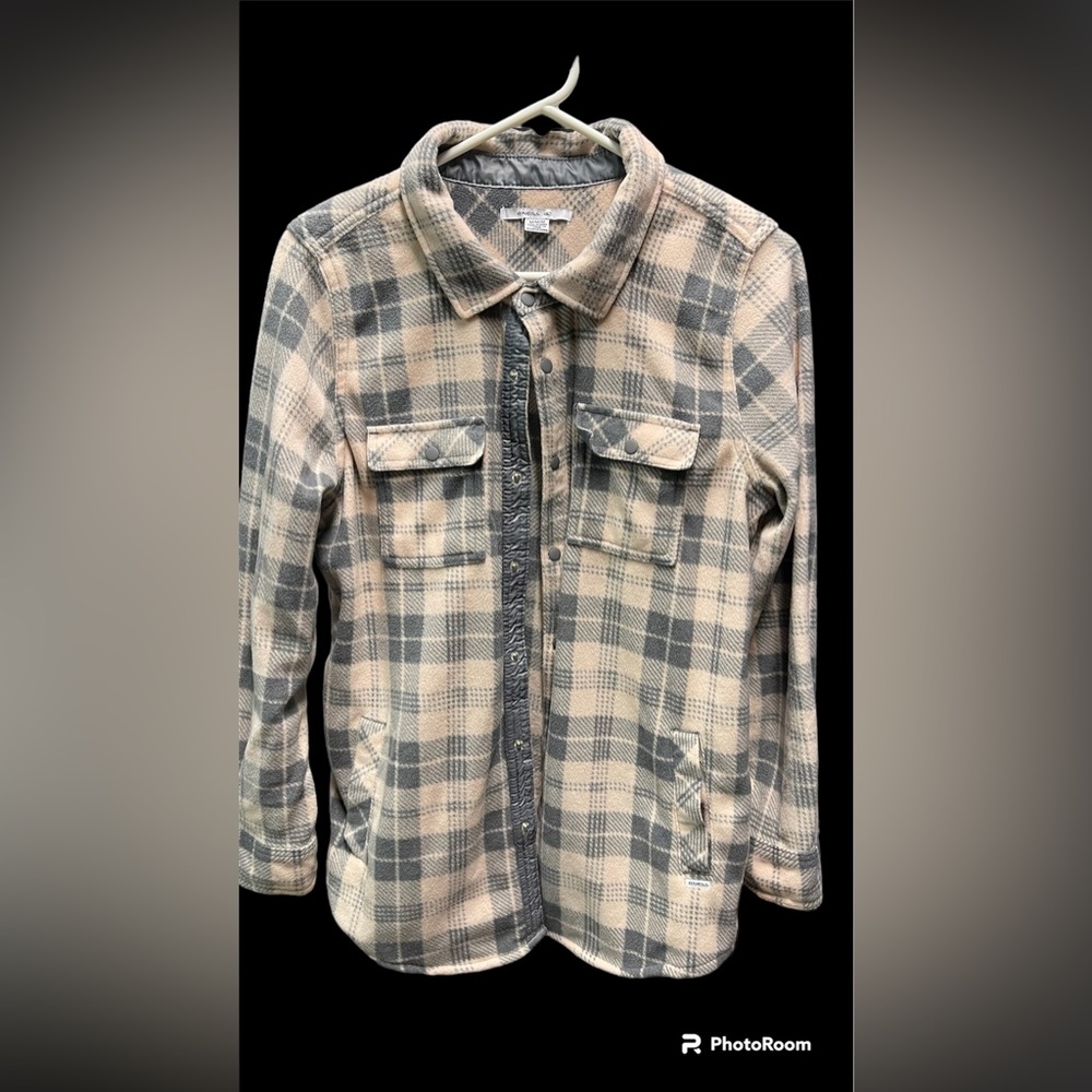 O’Neill Women’s Button Up Long Sleeve Plaid Shirt